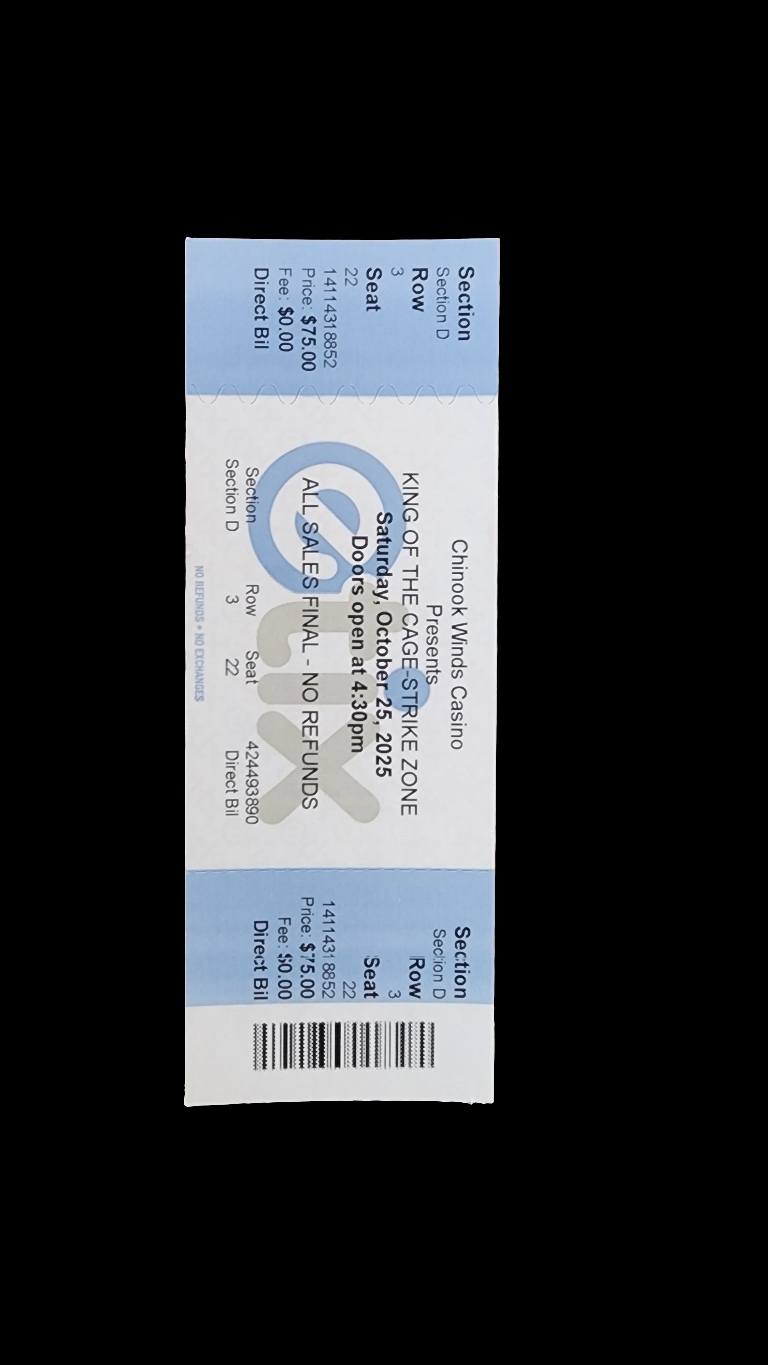 Row 3 tickets