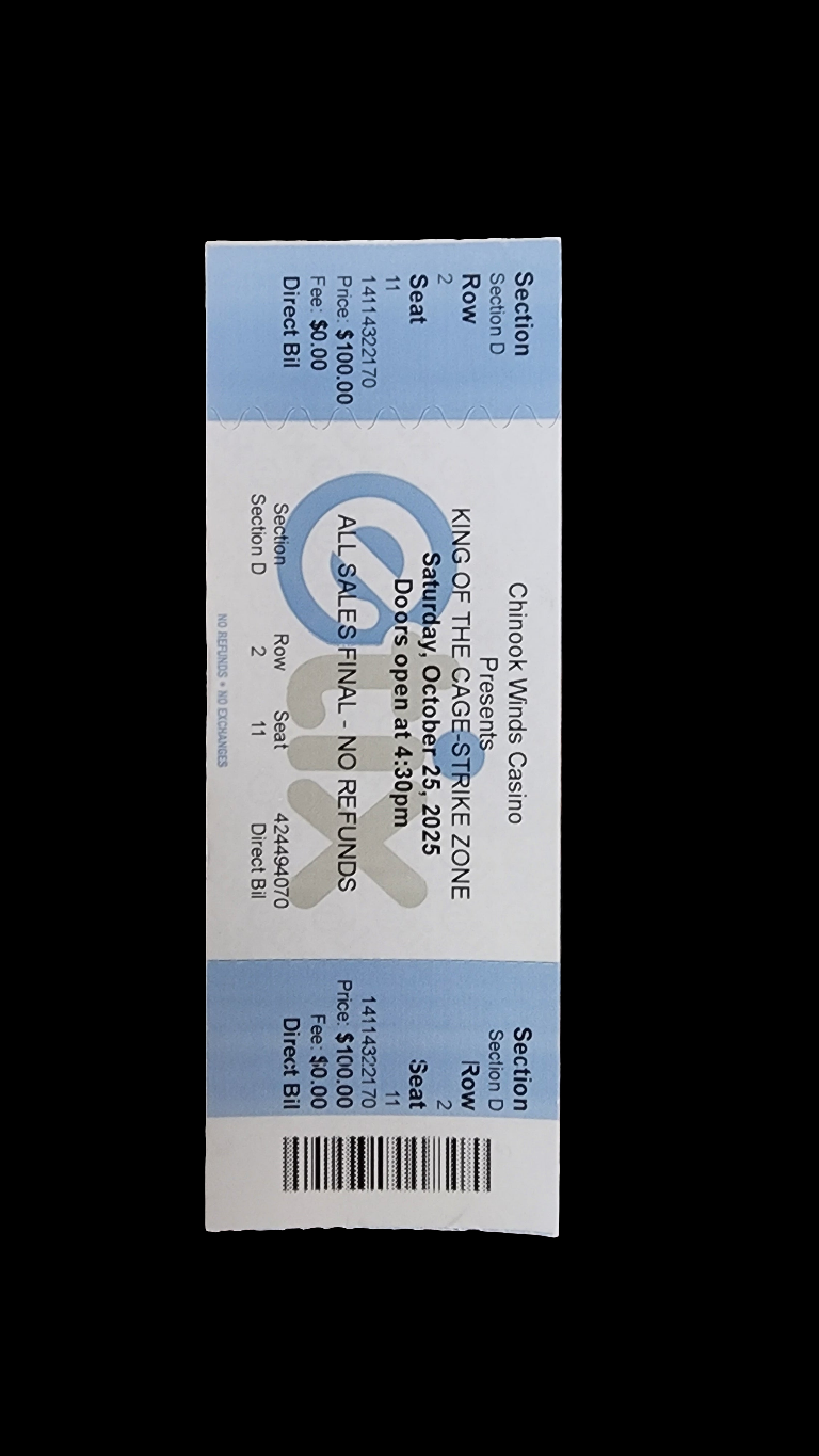 "ringside tickets"